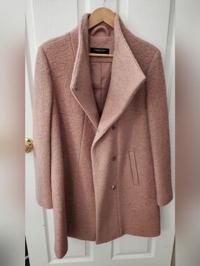 Kenneth Cole Dusty Rose Pea Coat